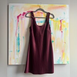 NWOT ASOS burgundy mini dress